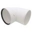 8" PVC SDR 35 1/4 Bend 90° Elbow, Street (Spigot x G)