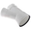 8" x 8" x 4" PVC SDR 35 1/8 Bend 45° Wye (G x G x G)