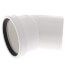 12" PVC SDR 35 1/8 Bend 45° Elbow, Street (Spigot x G)