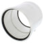 8" PVC SDR 35 Coupling w/ Stop (G x G)
