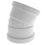 4" PVC SDR 35 1/16 Bend 22.5° Elbow (G x G)