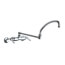 445 Series 21-1/4" Wall-Mounted Manual Sink Faucet w/Adjustable Centers, 445-DJ21ABCP