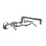 445 Series 1.5 GPM 6" S-Type Swing Wall-Mounted Manual Sink Faucet w/Adjustable Centers, 445-E35ABCP
