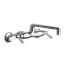 445 Series 2.2 GPM 6" S-Type Swing Wall-Mounted Manual Sink Faucet w/Adjustable Centers, 445-HCABCP