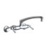445 Series 1.5 GPM 8" L-Type Swing Wall-Mounted Manual Sink Faucet w/Adjustable Centers, 445-L8E35ABCP
