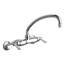 445 Series 1.5 GPM 9-1/2" Wall-Mounted Manual Sink Faucet w/ L-Type Swing Spout & Adjustable Centers, 445-L9E35ABCP
