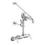 445 Series 2-3/8" Wall-Mounted Manual Sink Faucet w/ Check Valve Cartridge, 445-PVBRXKCCP