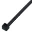 11-1/2" Cable Zip Ties, 50-lbs. Tensile, Black (Pack of 100)