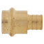 3/4" PEX Crimp x Copper Press Brass Adapter (Lead Free)