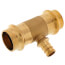 3/4" x 3/4" x 1/2" Press x Press x PEX Crimp Tee