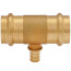 1" x 1" x 1/2" Press x Press x PEX Crimp Tee