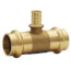 1-1/4" x 1-1/4" x 1/2" Press x Press x PEX Crimp Tee