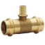 1-1/4" x 1-1/4" x 3/4" Press x Press x PEX Crimp Tee