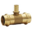 1-1/2" x 1-1/2" x 1" Press x Press x PEX Crimp Tee