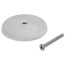 One Hole Faceplate w/ Screw (Chrome Plated)