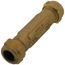 3/8" IPS (1/2" CTS) Brass Compression Coupling Long (Lead Free)