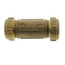 1" IPS (1-1/4" CTS) Brass Compression Coupling Long (Lead Free)