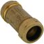 1-1/4" IPS (1-1/2" CTS) Brass Compression Coupling Long (Lead Free)