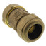 3/4" IPS (1" CTS) Brass Compression Coupling (Lead Free)