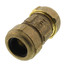 3/4" IPS (1" CTS) Brass Compression Coupling (Lead Free)