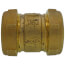 1-1/2" IPS Brass Compression Coupling Short (Lead Free)