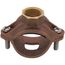 1-1/4" x 3/4" Brass Saddle Tee
