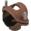 1-1/4" x 3/4" Brass Saddle Tee