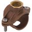 1-1/4" x 3/4" Brass Saddle Tee