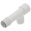 1" PVC Sch. 40 O-ring Sealed Manifold Tee (MIPT x FIPT x MIPT)