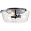 Alton 3 Light Flush Mount (Black)
