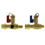 3/4" IPS Isolator E-X-P E3 Tankless Water Heater Service Valve Kit w/ 150 PSI Pressure Relief Valve (Lead Free)