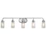 Braelyn 44" 5 Light Vanity Light w/ Clear Seeded Glass (Chrome)