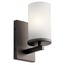 Crosby 9.25" 1 Light Wall Sconce w/ Satin Etched Cased Opal (Olde Bronze)