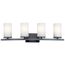 Crosby 4 Light Vanity Light (Black)
