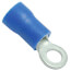 #6 Stud Insulated Ring Terminals - 16-14 AWG (Blister Pack of 100), 455024