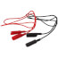 Alligator Clips with Test Leads 18 AWG - 36" (Single Pack), 455057