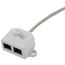 Splitter Cable - CAT5E RJ45 Male to Female/Female - 6", 455176