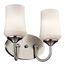 Aubrey 2 Light Vanity Light (Brushed Nickel)