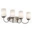 Aubrey 4 Light Vanity Light (Brushed Nickel)