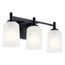 Shailene 21" 3 Light Vanity Light w/ Satin Etched Glass (Olde Bronze)