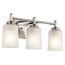 Shailene 21" 3 Light Vanity Light w/ Satin Etched Glass (Olde Bronze)