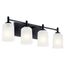 Shailene 29.5" 4 Light Vanity Light w/ Satin Etched Glass (Brushed Nickel)