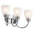 Jolie 20.25" 3 Light Vanity Light w/ Satin Etched Glass (Chrome)