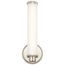 Indeco 14.5" LED Linear Vanity Light w/ Satin Etched White Glass (Polished Nickel)