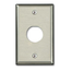 Single-Gang Stainless Steel Duraport, Industrial Wallplate, 1-port