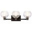 The Harmony 24.5" 3 light vanity light w/ clear glass (Olde Bronze)