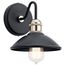 Clyde 1 Light Wall Sconce (Black)
