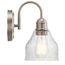 Avery 9.25" 1 Light Vanity Light w/ Clear Seeded Glass (Brushed Nickel)