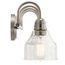 Avery 33.25" 4 Light Vanity Light w/ Clear Seeded Glass (Brushed Nickel)