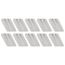 Wedge-It, Soft Polypropylene Closet Wedge - Toilet Shim (10 Pack)